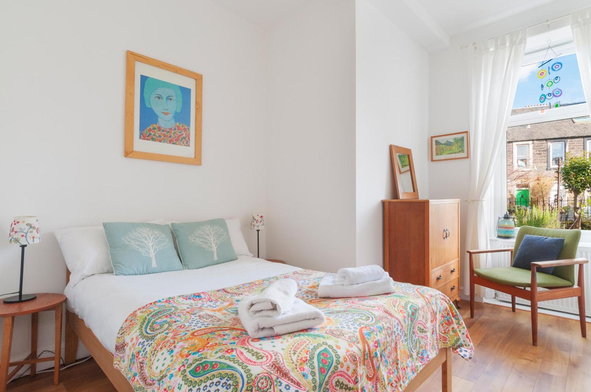 Cozy With Character Vibrant Cottage Style Flat At Leith Links Park Эдинбург Экстерьер фото